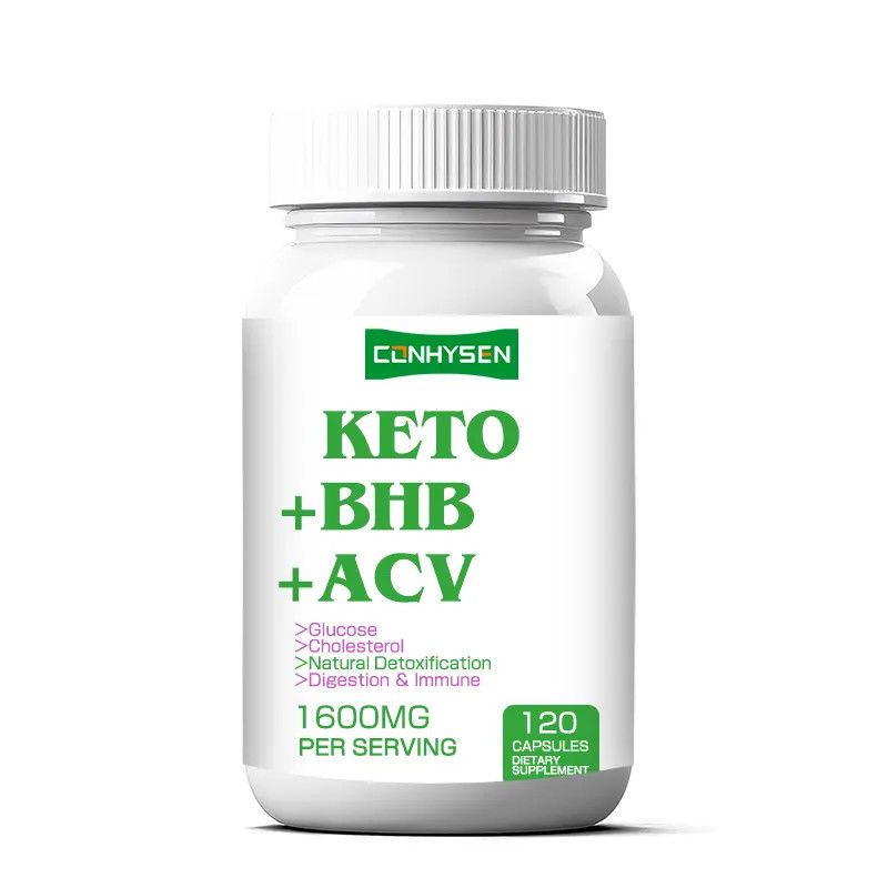 OEM ODM 케토 캡슐 체중 감량 풍부한 BHB ACV 지원 신체 관리 도매자