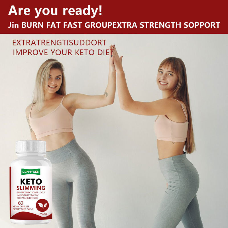 체중 조절을 위한 케토 캡슐 Bhb 케톤 여성용 지방 연소제 체중 감량 캡슐