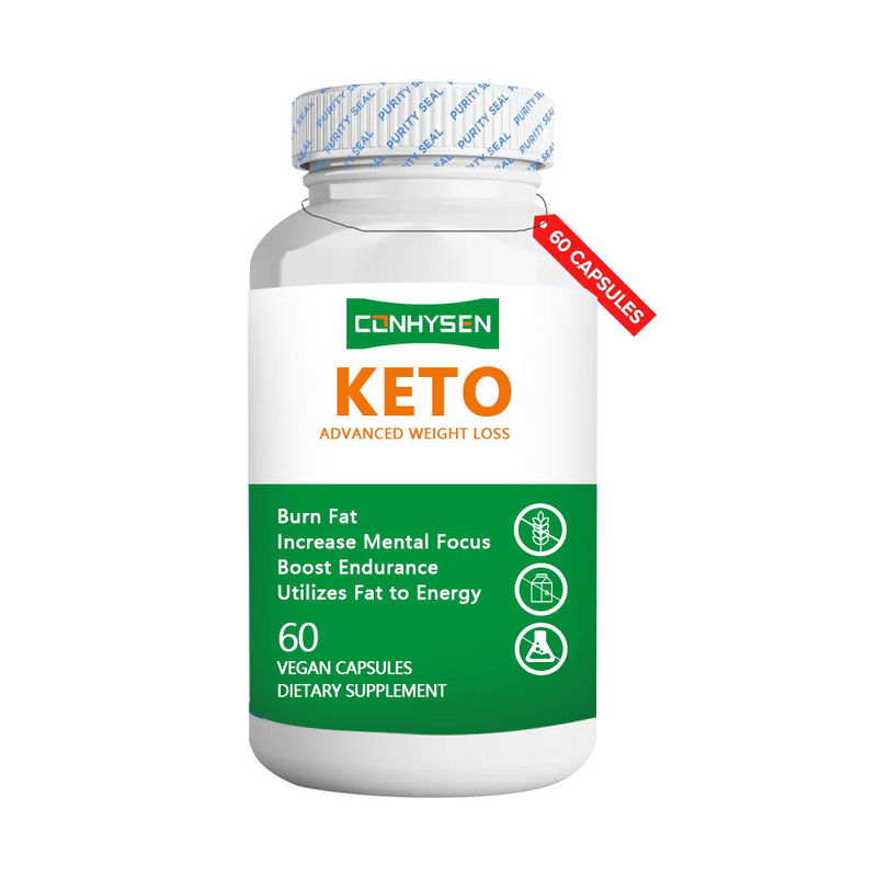 공장 공급품은 지방을 에너지로 사용 KETO 캡슐 천연 안전 체중 감량 캡슐