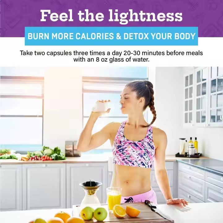 가시니아 캄보디아 L-카르니틴과 함께 프리미엄 식물성 지방 연소기