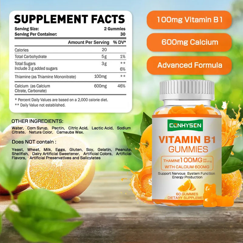 비트민 B1 튀김 튀김 에너지 증진 심장 건강 유지 건강 자연 공급