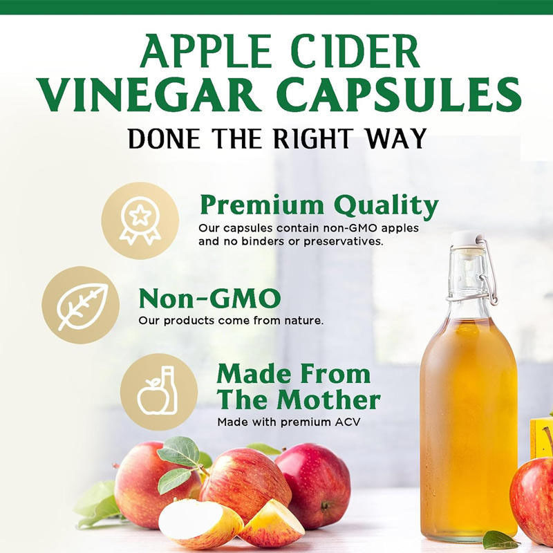 여성용 베스트 셀러 슬리밍 캡슐 사과 사이다 식초 캡슐 지방 연소 사과 사이다 식초 캡슐