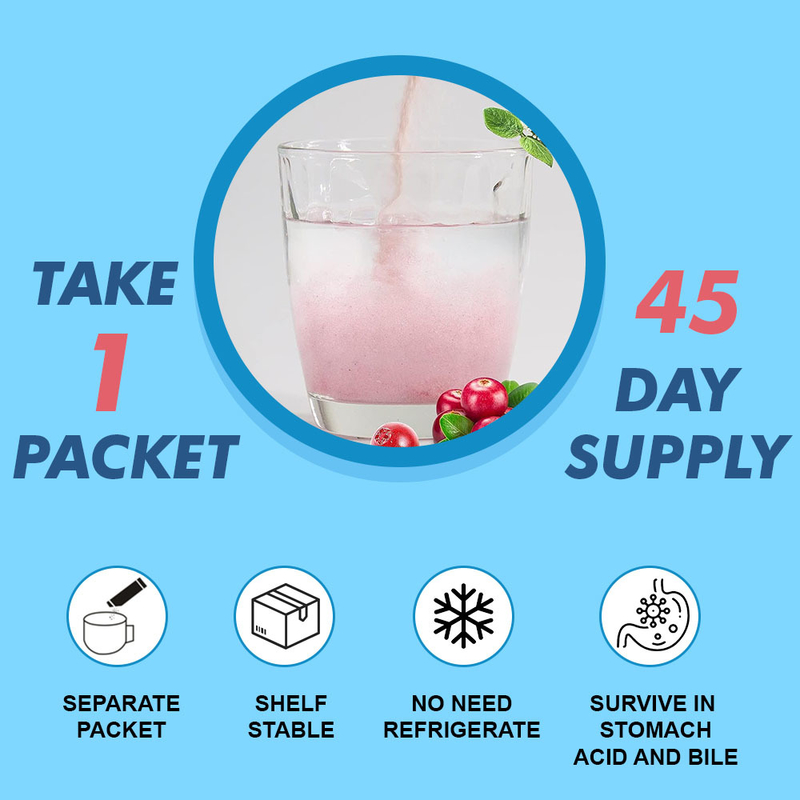 공장의 4인1 프로바이오틱스 파우더 D-마노즈 사용자 지정 브랜드 PH 균형을 유지