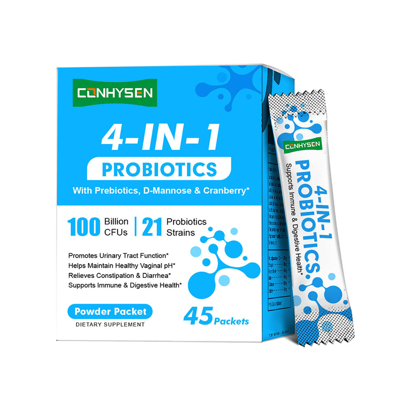 공장의 4인1 프로바이오틱스 파우더 D-마노즈 사용자 지정 브랜드 PH 균형을 유지