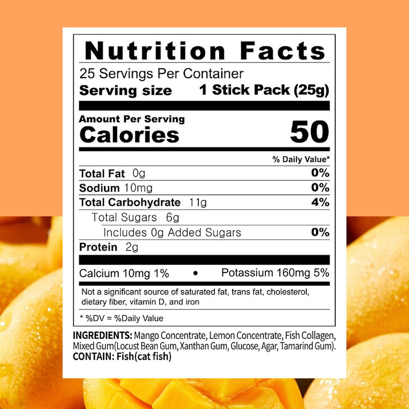 망고 콜라겐 젤리, 관절 및 뼈 건강 지원 맞춤형 브랜드