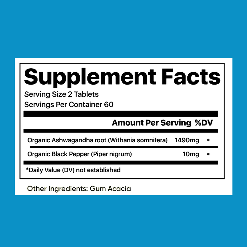 유기농 아슈와간다와 블랙페퍼를 함유한 흡수력 강화 포뮬러 도매가