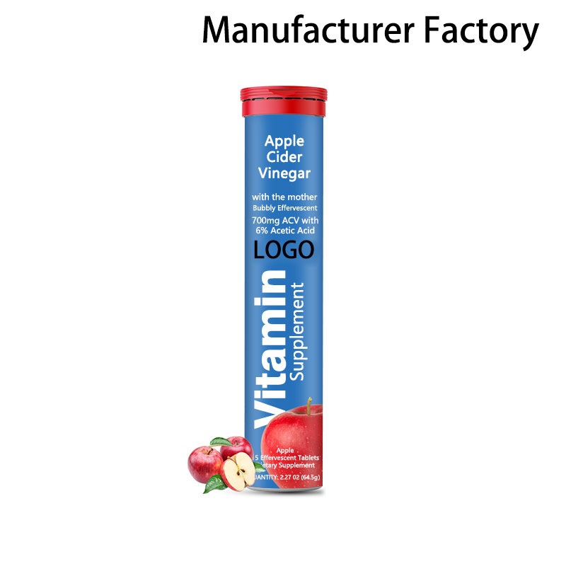 공장 도매 사과 사이다 식초 발포정 슬리밍 제품