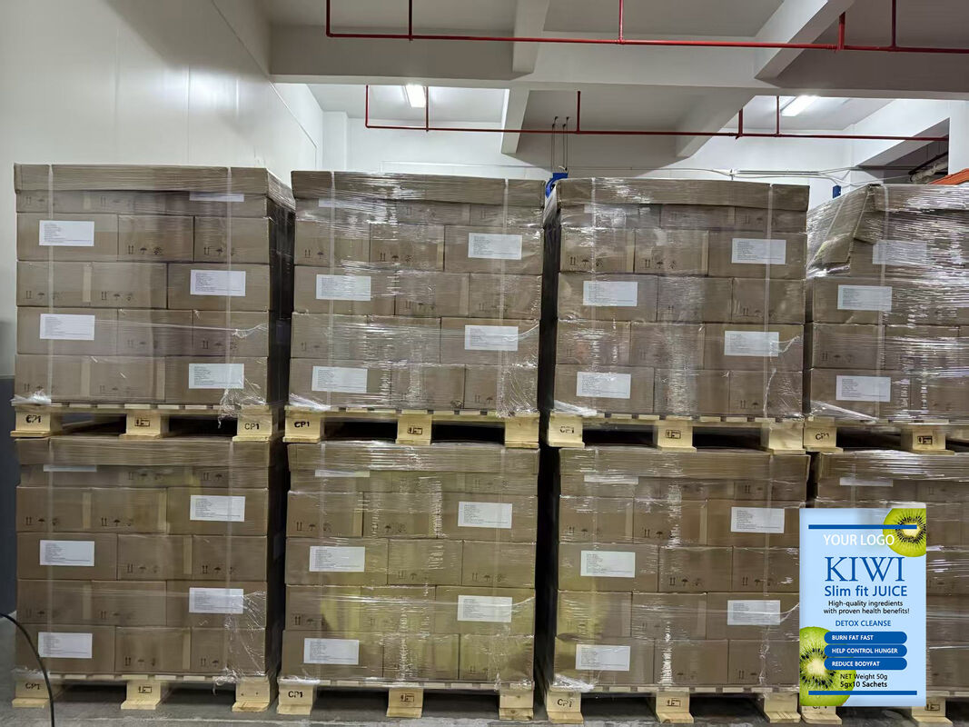 키위 슬림 피트 주스 파우더 고 해독 청소 지방 연소 빠른 식욕 조절