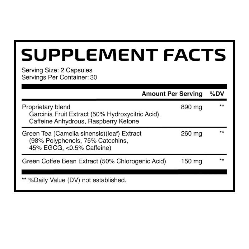 맞춤 로고 신진대사 촉진 슬리밍 지방 연소 여성 캡슐 건강 관리 지방 연소 캡슐 (여성용)