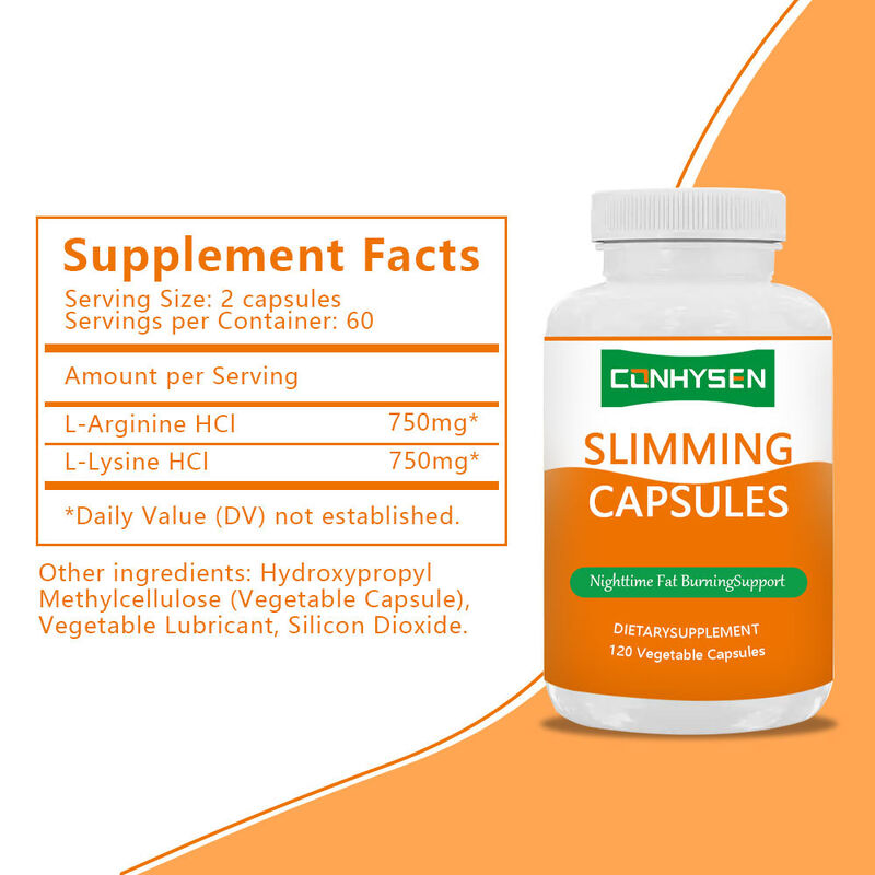 L-라이신 HCL 함유 에너지 증진을 위한 공장 직거래 허브 슬리밍 캡슐