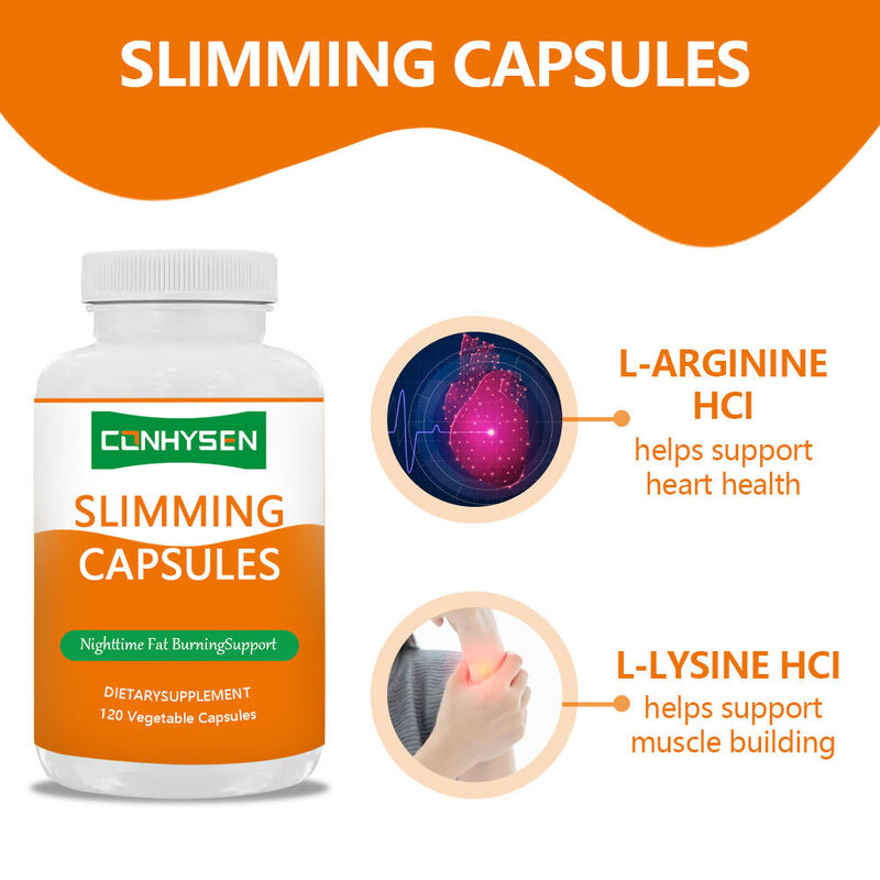 L-라이신 HCL 함유 에너지 증진을 위한 공장 직거래 허브 슬리밍 캡슐