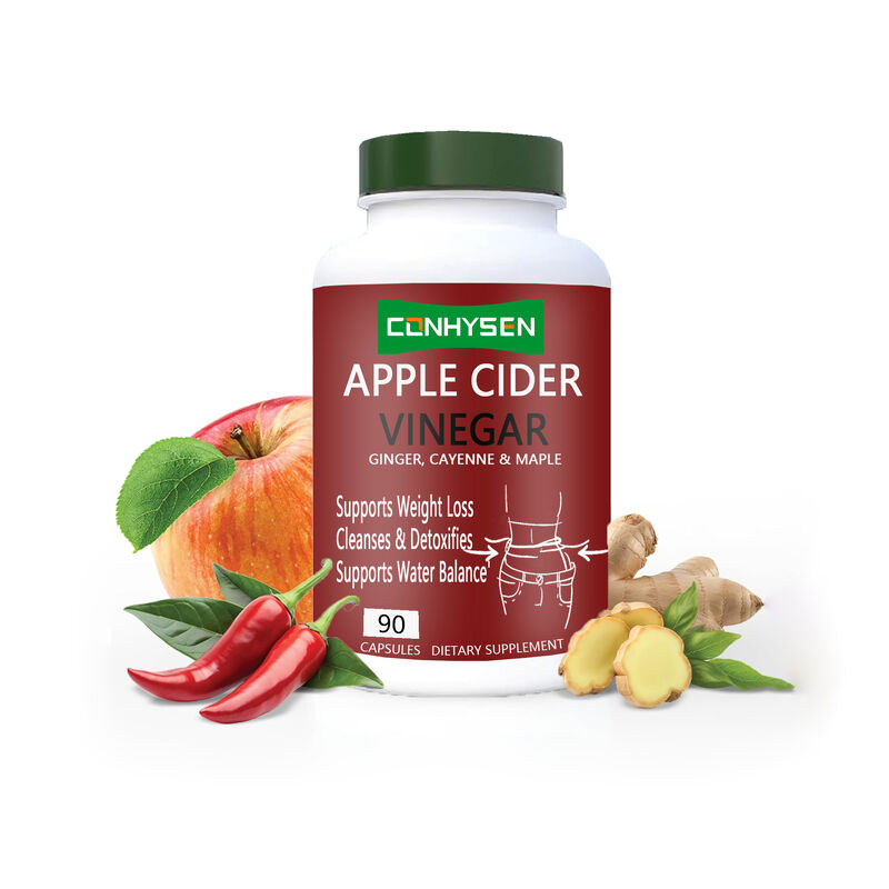 공장 직판 OEM 바디 관리 소화 촉진 및 체중 관리 사과 식초 캡슐