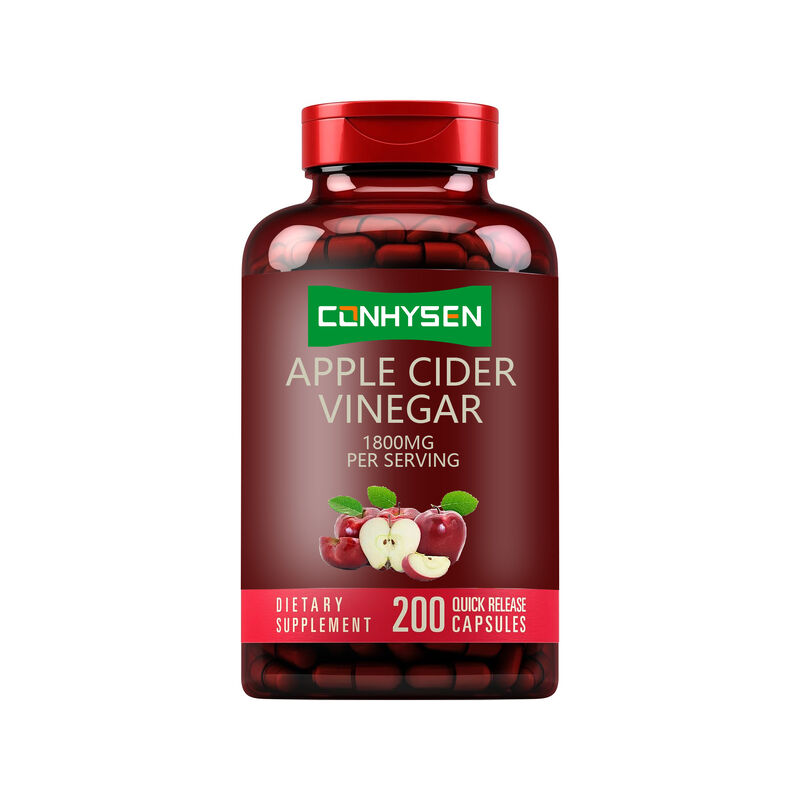 남성 여성용 OEM/ODM ACV 보충제 소화 & 해독 체중 관리 사과 식초 캡슐