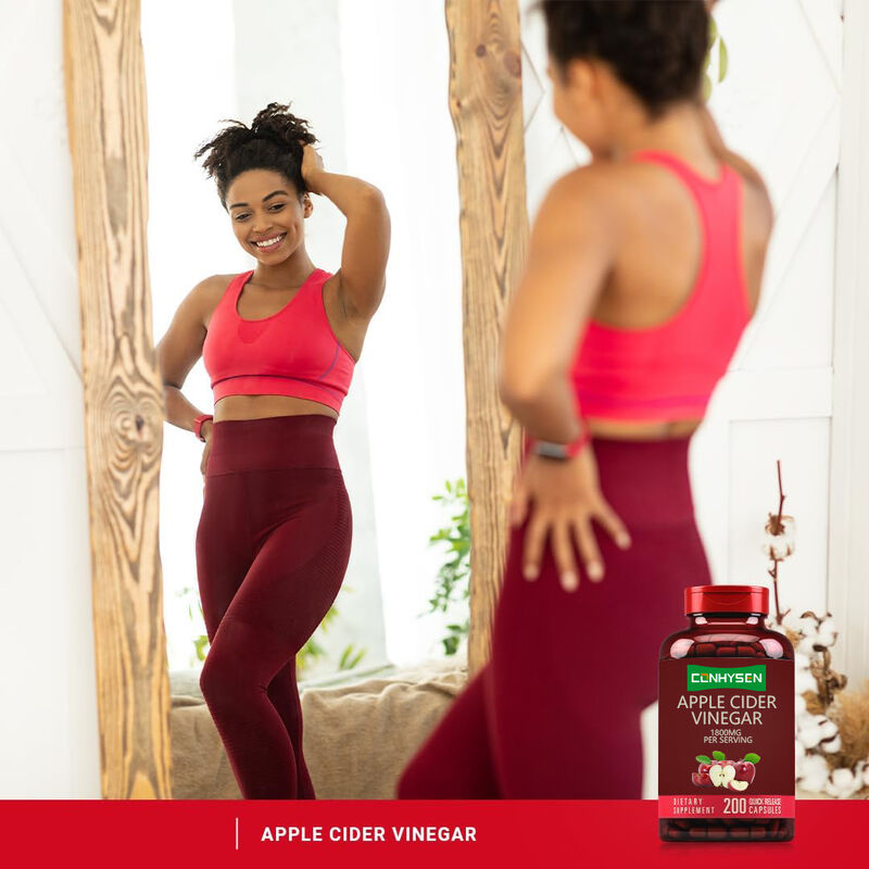 남성 여성용 OEM/ODM ACV 보충제 소화 & 해독 체중 관리 사과 식초 캡슐