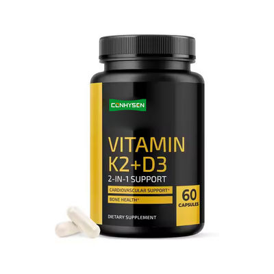 심혈관 보조 칼슘 보충제 비타민 K2 D3 캡슐 OEM ODM