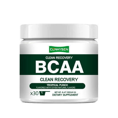 프라이빗 라벨 클린 리커버리 BCAA 파우더 9가지 필수 아미노산 통증 및 스트레스 감소