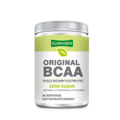 성인 근육 회복 및 성장을위한 L- 글루타민과 함께 원본 BCAA 파우더