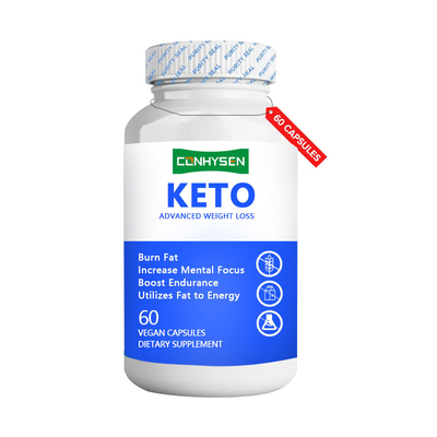 KETO 캡슐 지방 연소 보충제 독점적인 Keto 블렌드로 지구력 향상