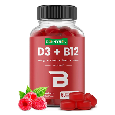 보충제 대량 비타민 B12 고마리 사탕 지원 심장 비타민 D3 고마리