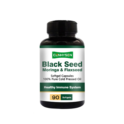 검은색 씨앗 오일 소프트 젤 1000mg 머리 피부 건강 24개월 유효기간