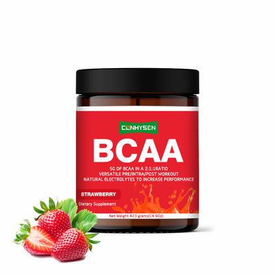제조사 BCAA 파우더 운동 전 및 후