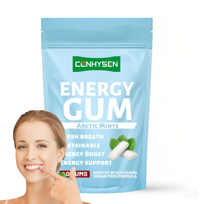 Reduce Fatigue Improve Focus Energy Gum with Vitamin E Factory Wholesales