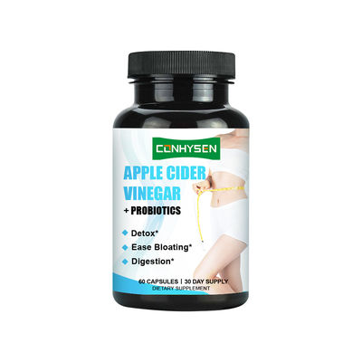 프로바이오틱스 공장의 도매 제품과 함께 정화 및 해독 사과 사이더 식초 캡슐