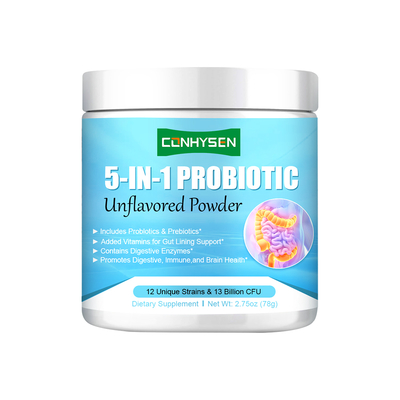 5-in-1 프로바이오틱 파우더 면역 소화 건강 증진 제조업체 맞춤